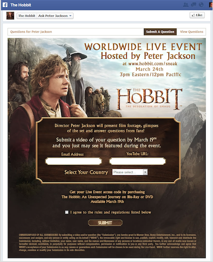 the hobbit contest